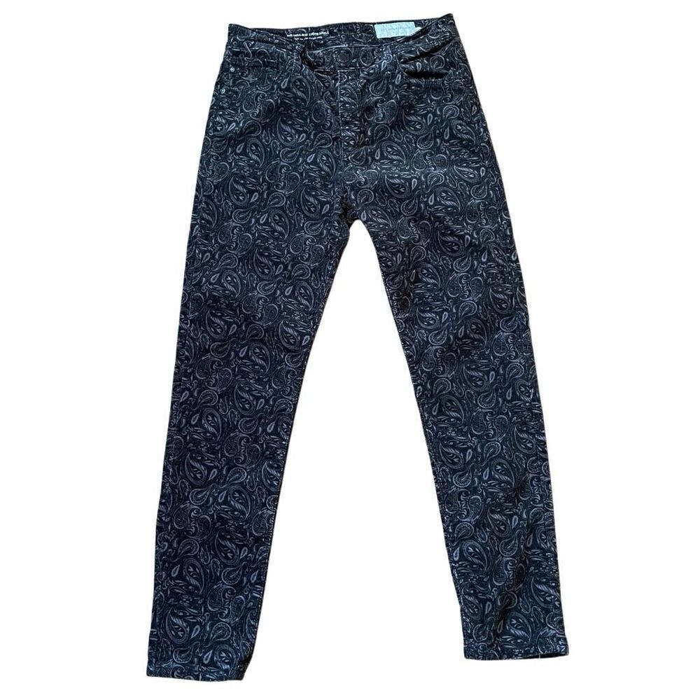 AG for ANTHROPOLOGIE | the stevie ankle pant in velvet paisley 30R
